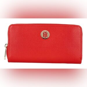 Tommy Hilfiger Honey Large Red Wallet